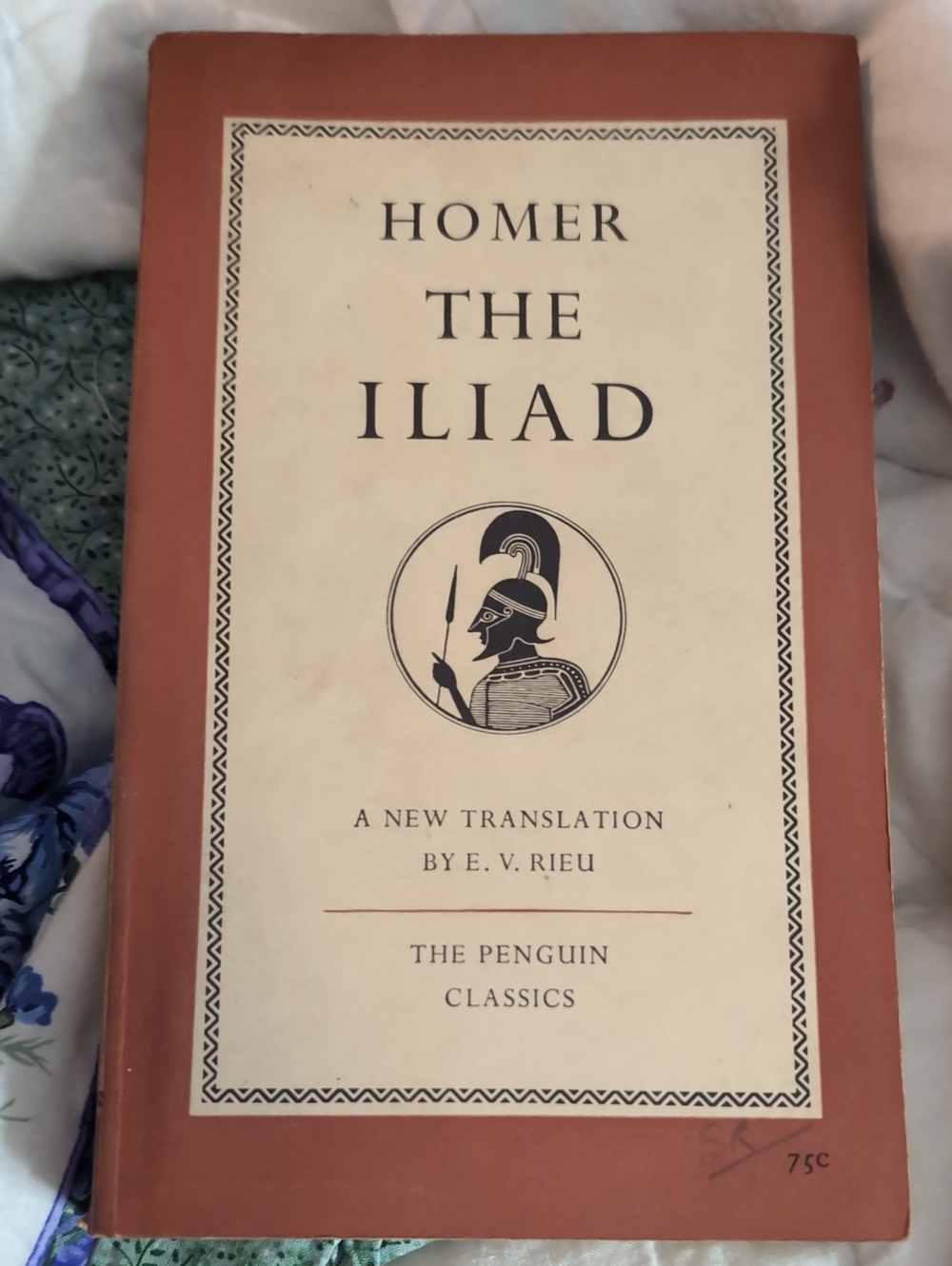 The Iliad Coffee Table Book - Rust/cream